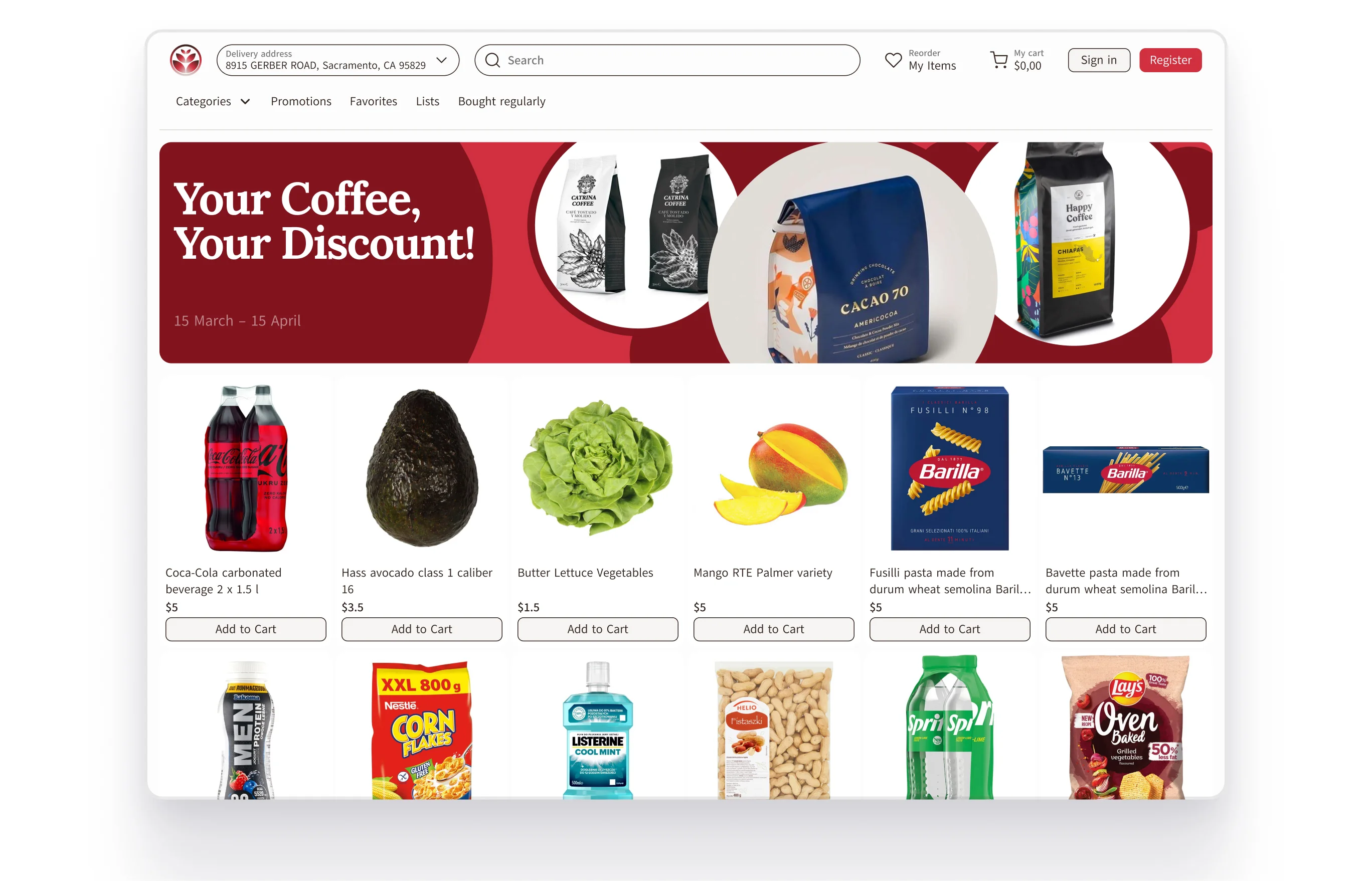 E Commerce FMCG Shopify Web Platform 1