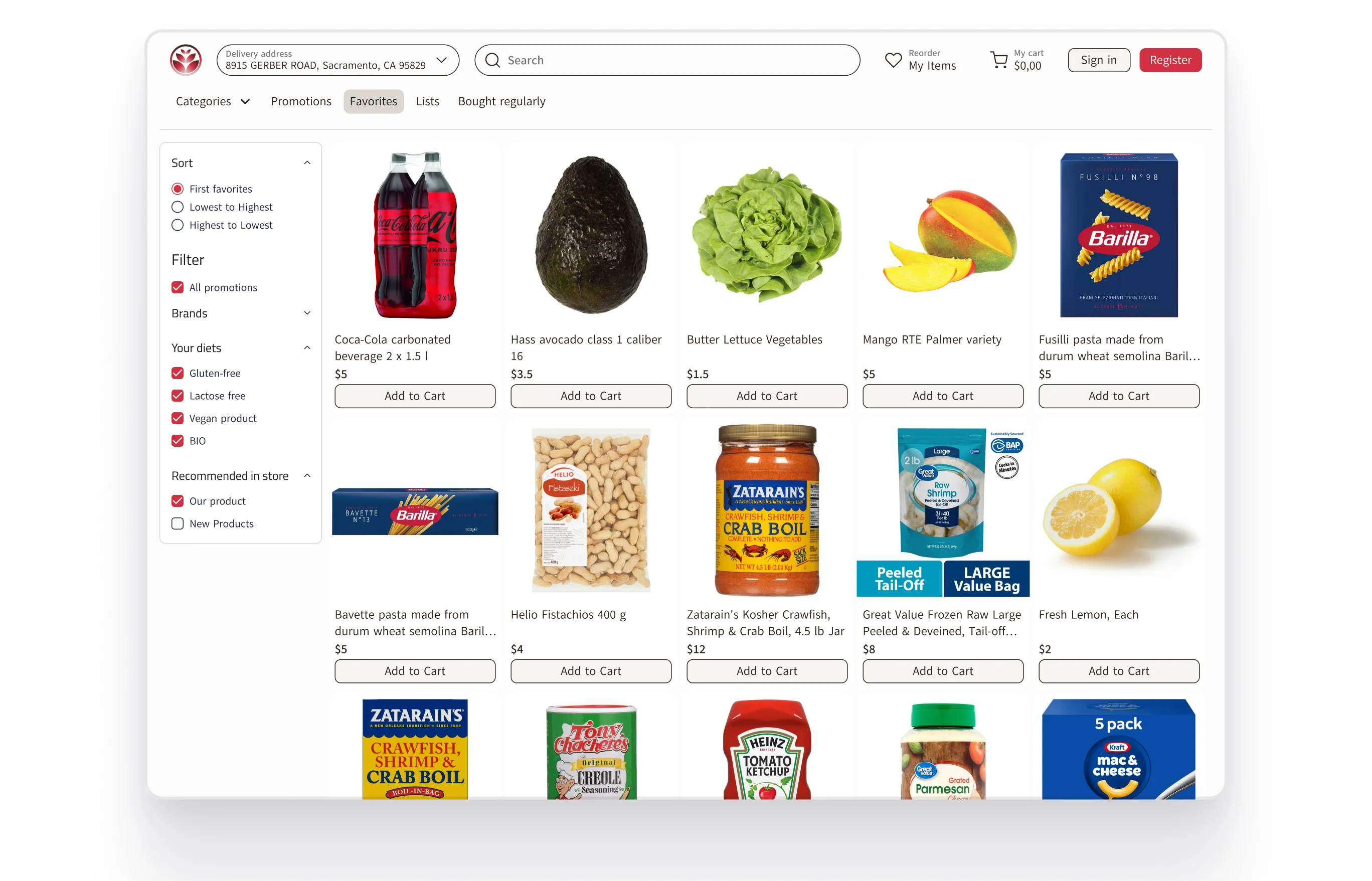 E Commerce FMCG Shopify Web Platform 2